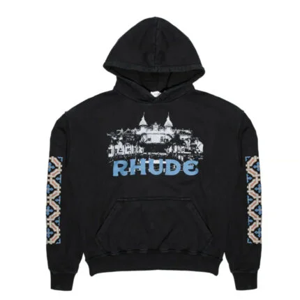 Black and Blue Rhude Hoodie