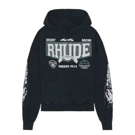 Black and White Rhude Hoodie