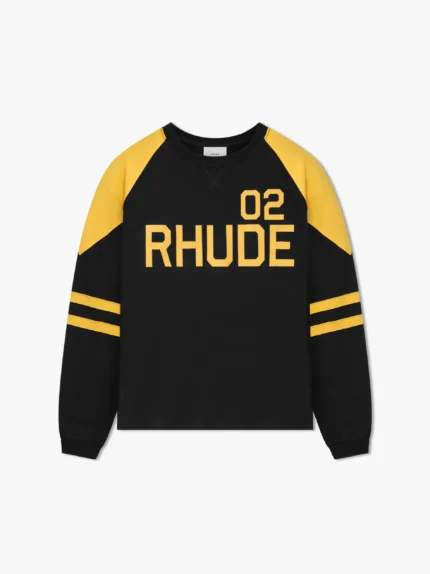Black and Yellow Rhude Shirt