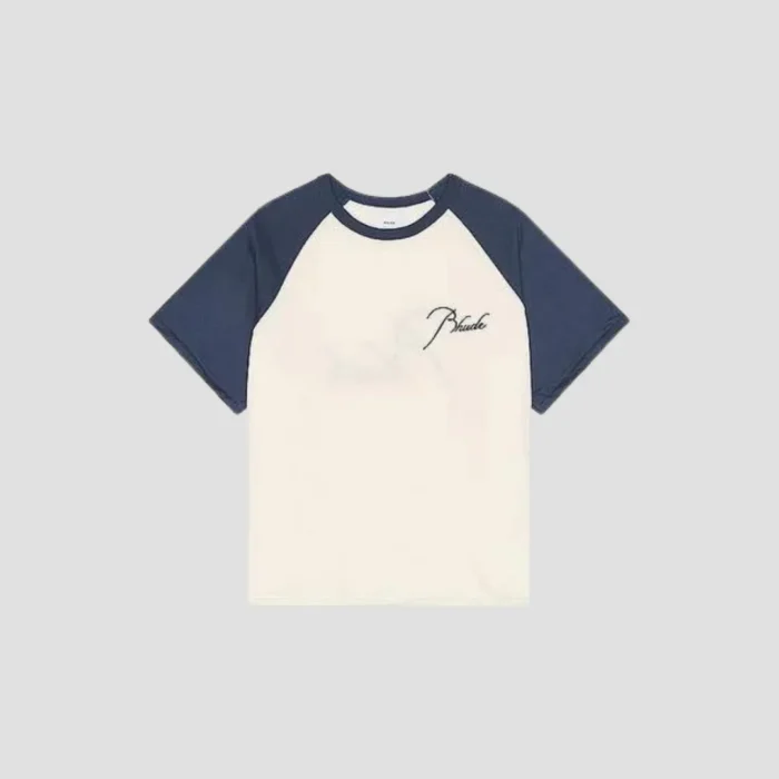 Blue and White Rhude Shirt