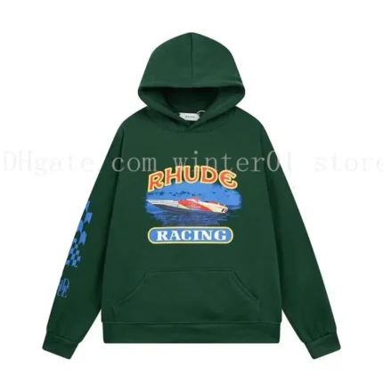 Green Rhude Hoodie