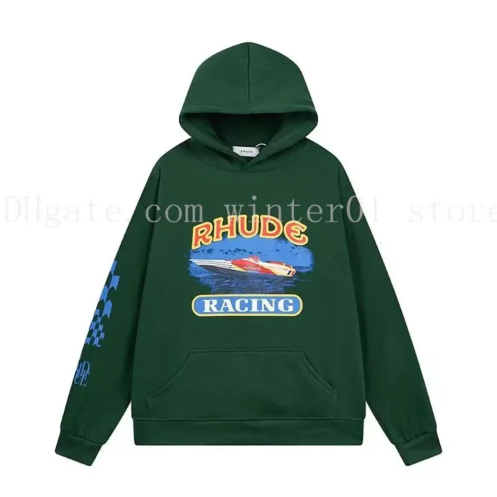Green Rhude Hoodie