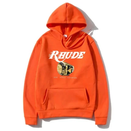 Orange Rhude Hoodie