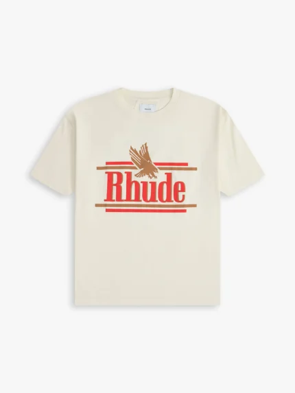 Red and White Rhude Shirt