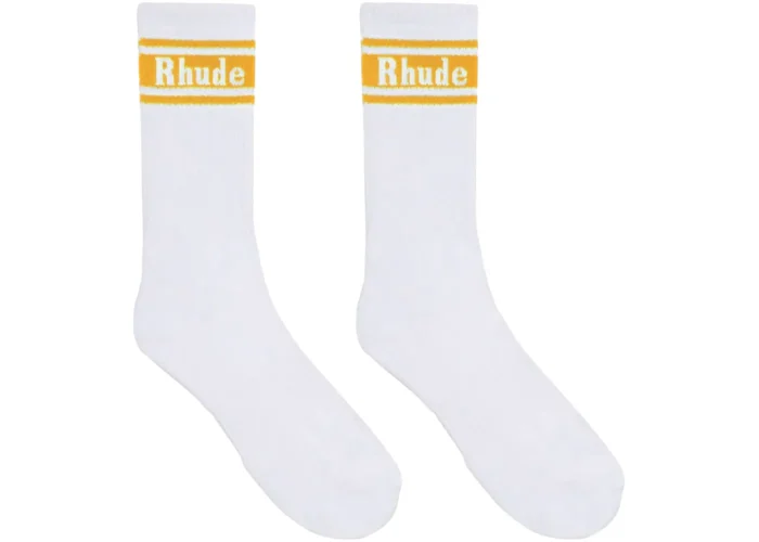 Yellow Rhude Socks